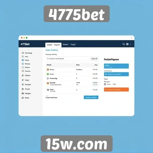 Interface do usuário do 4775bet e usabilidade